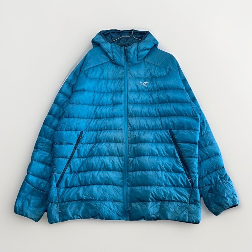 ARC'TERYX Cerium* Hoody Blue Down Packable Puffer Jacket Men Sz XXL *Read*